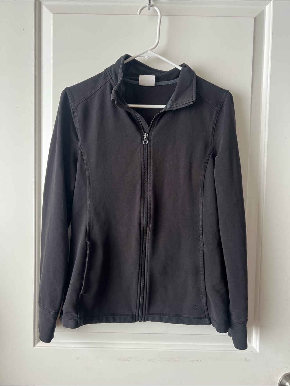 Danskin Black Full-Zip Bomber Jacket